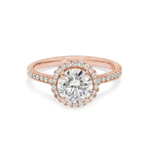 Halo Diamond Engagement Ring