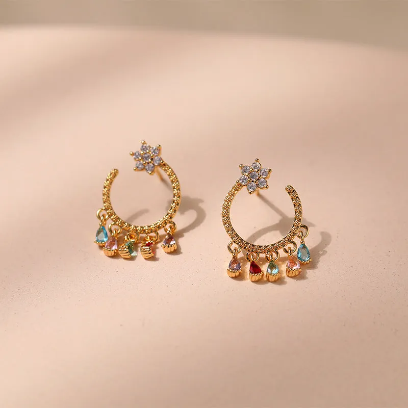 Just Lil Things Gold Pin Earrings jlt12047