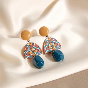 Just Lil Things Multi Color Drop Earrings JLT12646