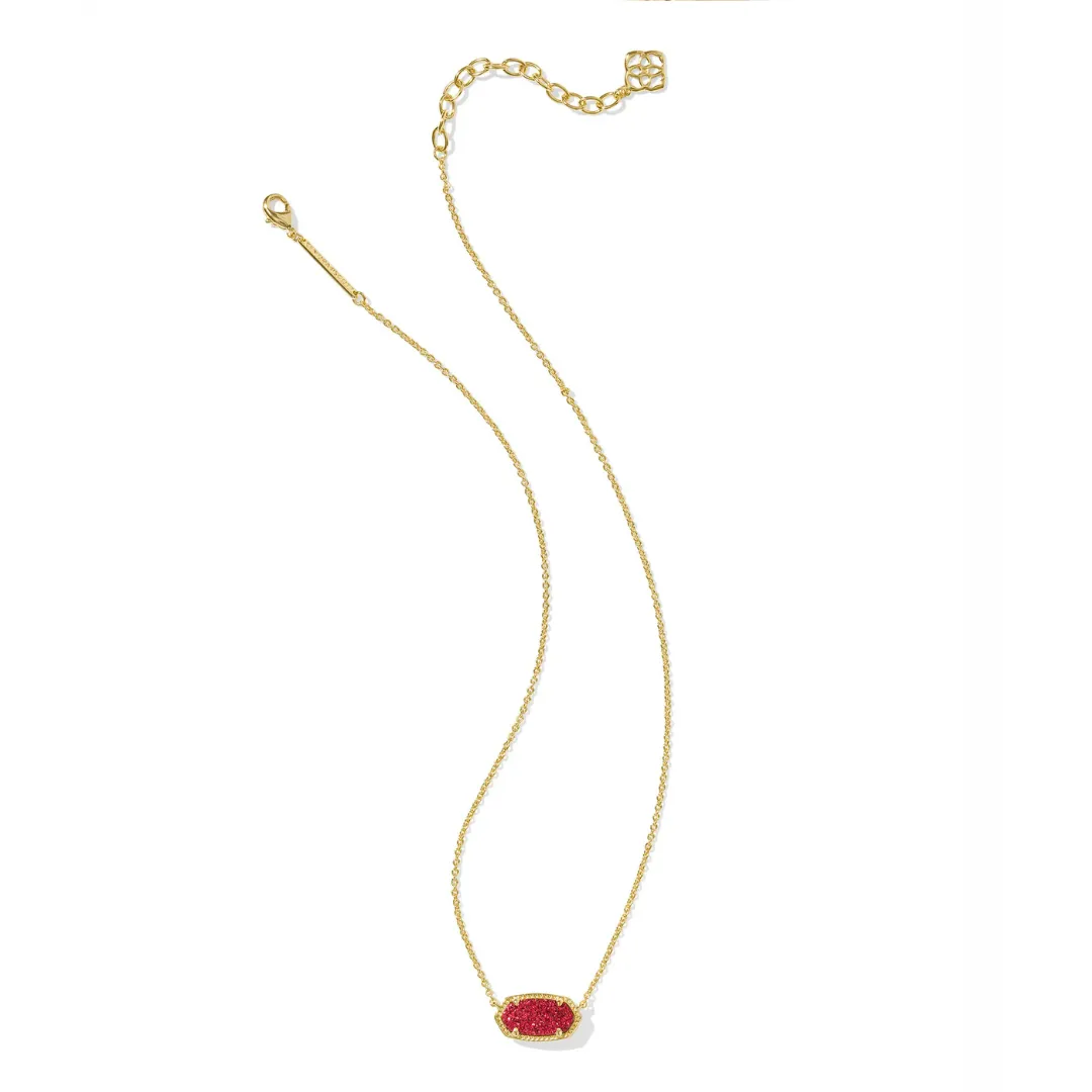 Kendra Scott Elisa Short Pendant Necklace- Drusy