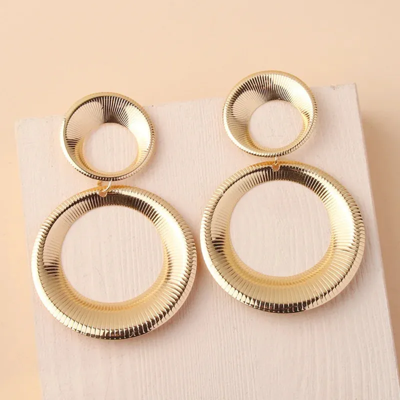 Large Long Circle Hoop Women's Bohemian Fashion Jewelry Luxury Quality Earring