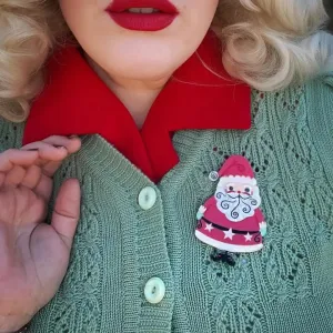 Lipstick & Chrome : Jolly Old Elf Brooch [PRE-ORDER]