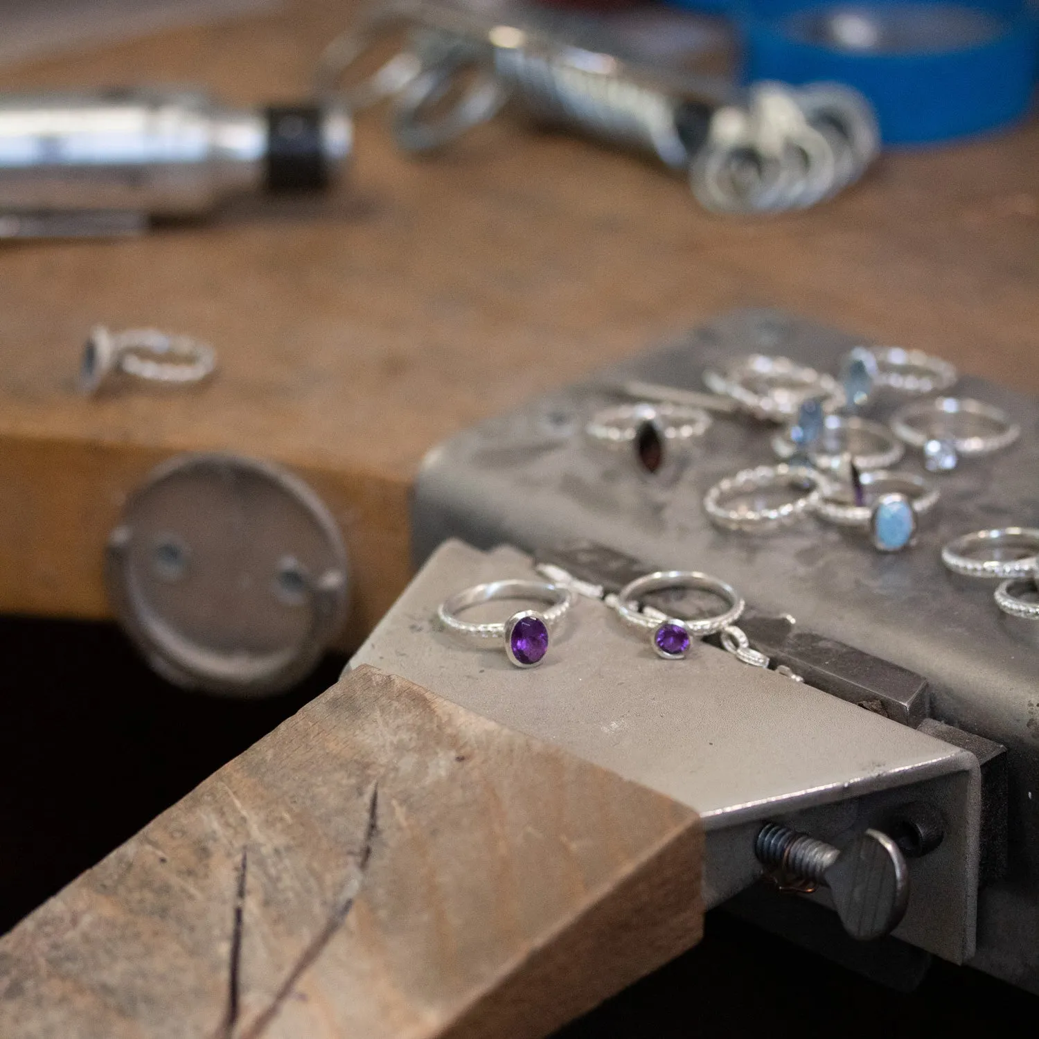 Marquise Garnet Dewdrop Twinkle Ring