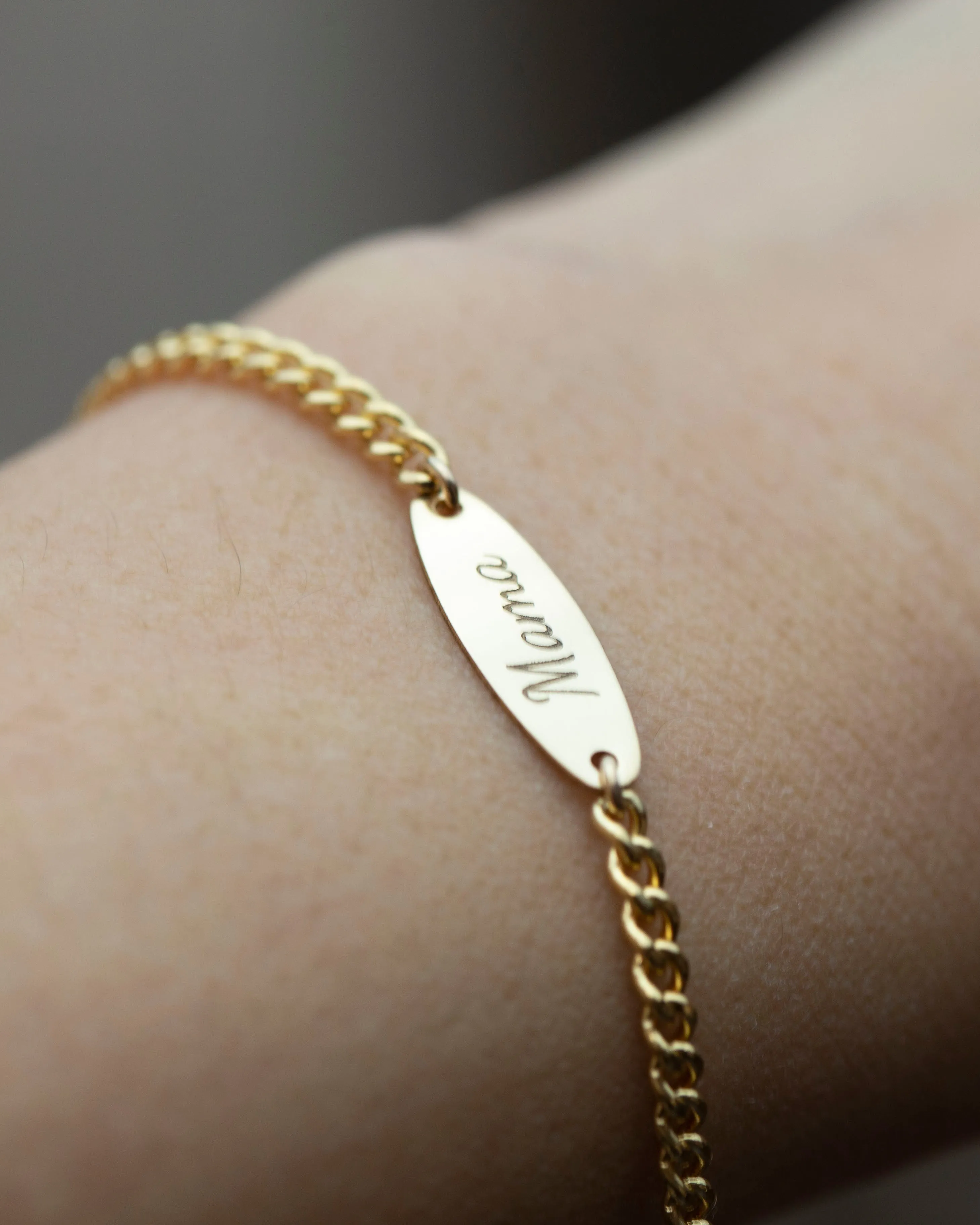 Mini Cuban ID Name Bracelet