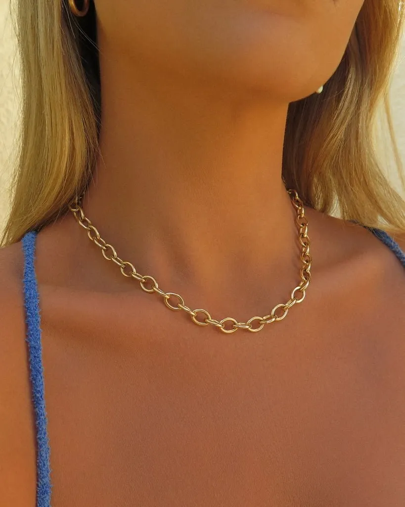 Nammos Chain Necklace - 14k Yellow Gold Fill