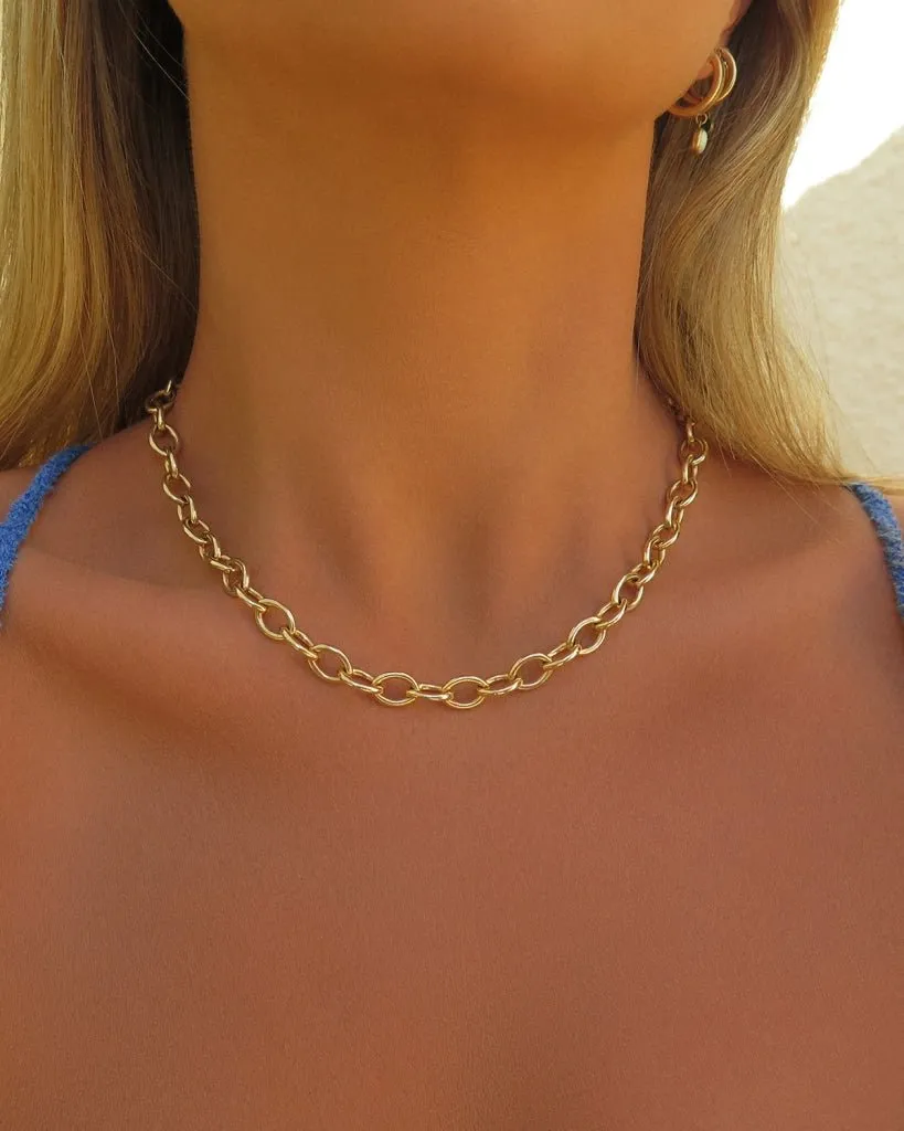 Nammos Chain Necklace - 14k Yellow Gold Fill