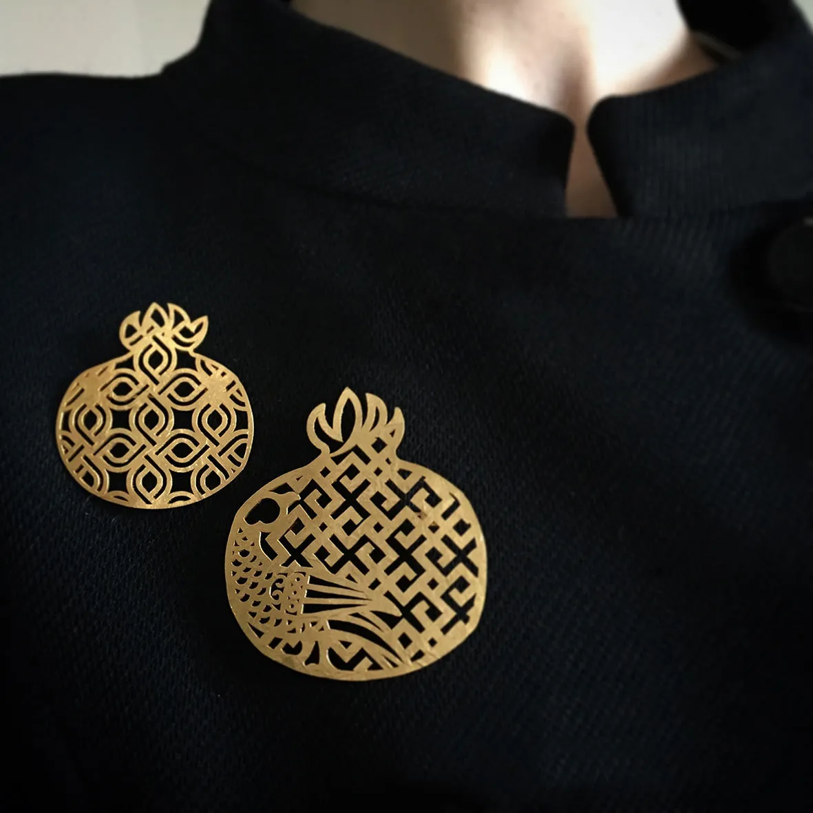 NARINÉE | Brooches (‘NOUR’ Pomegranate)