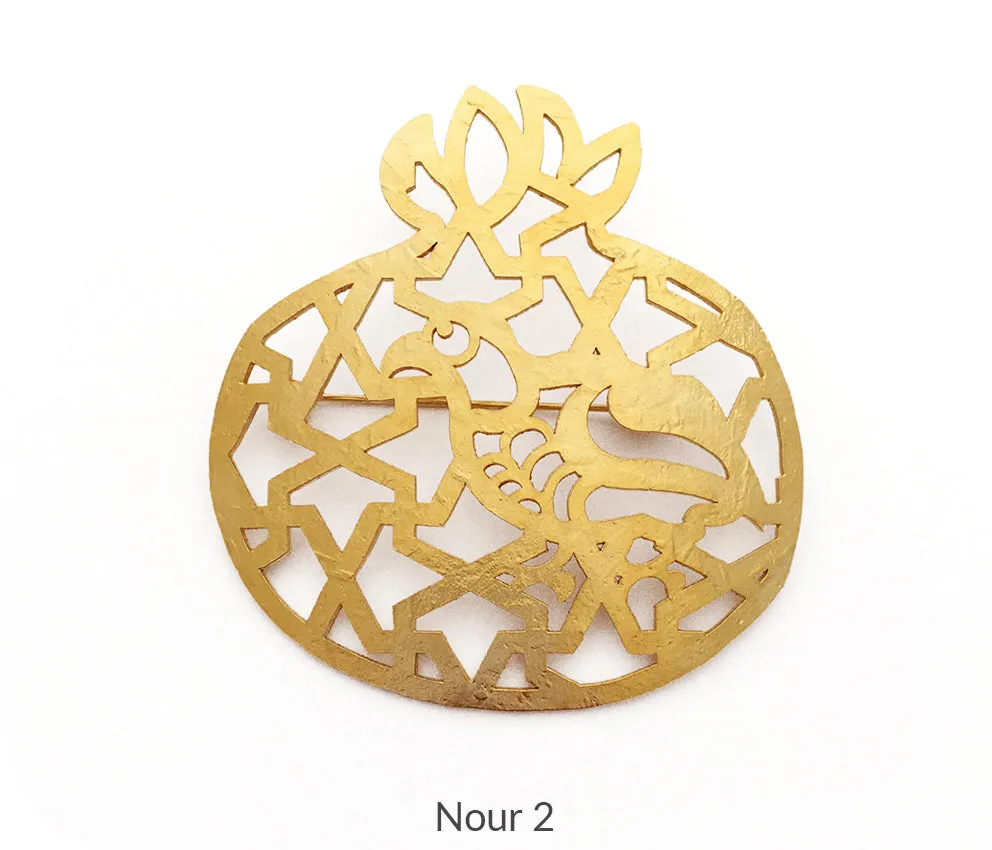 NARINÉE | Brooches (‘NOUR’ Pomegranate)