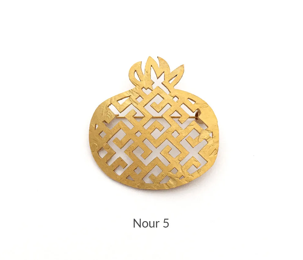 NARINÉE | Brooches (‘NOUR’ Pomegranate)