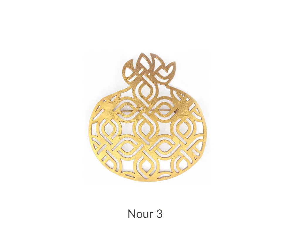 NARINÉE | Brooches (‘NOUR’ Pomegranate)