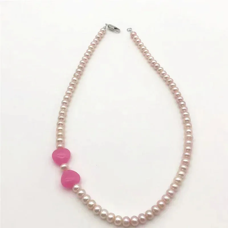 Natural Cultured Freshwater Pearl  Necklace