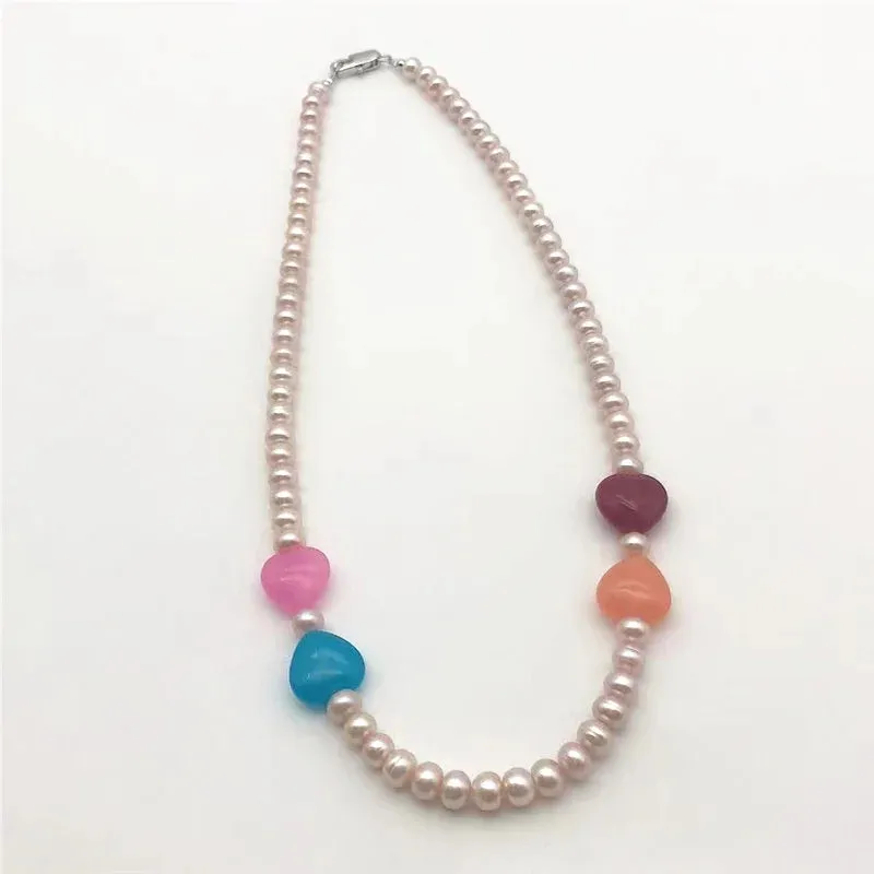 Natural Cultured Freshwater Pearl  Necklace