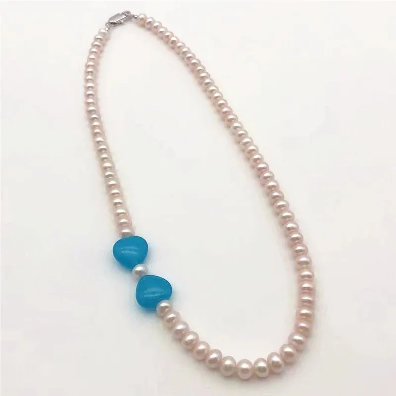 Natural Cultured Freshwater Pearl  Necklace