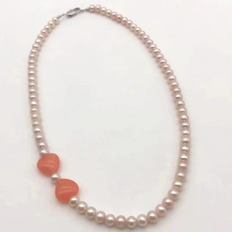 Natural Cultured Freshwater Pearl  Necklace