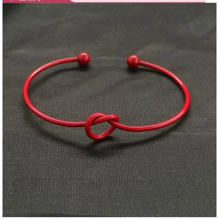 O-Type Metal Openwork Knot Bracelet