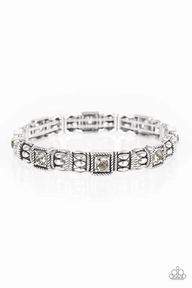 Paparazzi Bracelet ~ Metro Marvelous - Silver