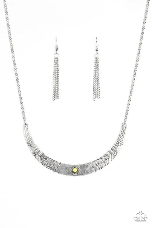 Paparazzi Necklace ~ Arizona Adventure - Yellow