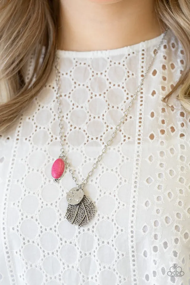 Paparazzi Necklace ~ Free-Spirited Forager - Pink