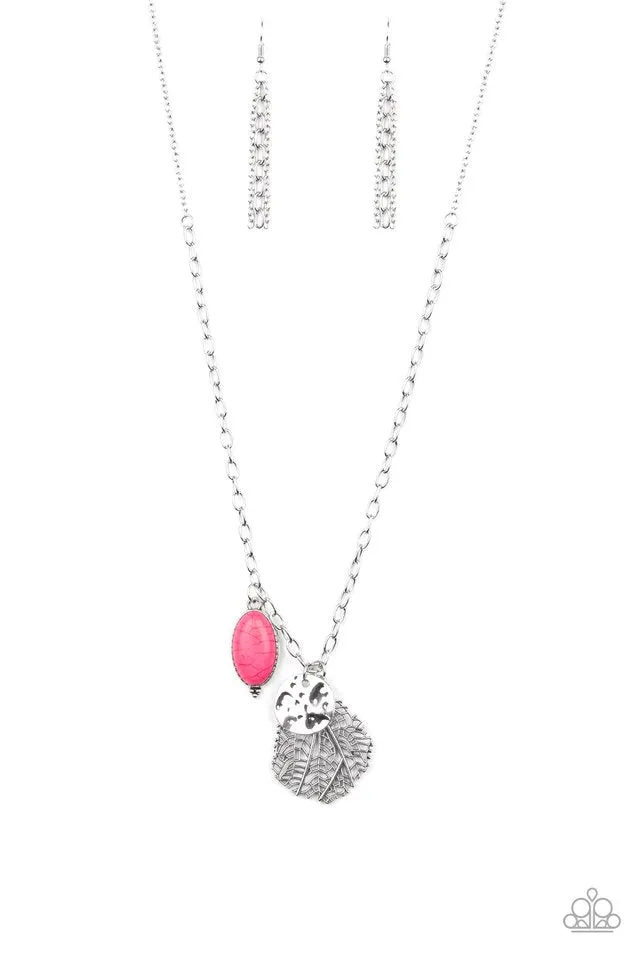 Paparazzi Necklace ~ Free-Spirited Forager - Pink