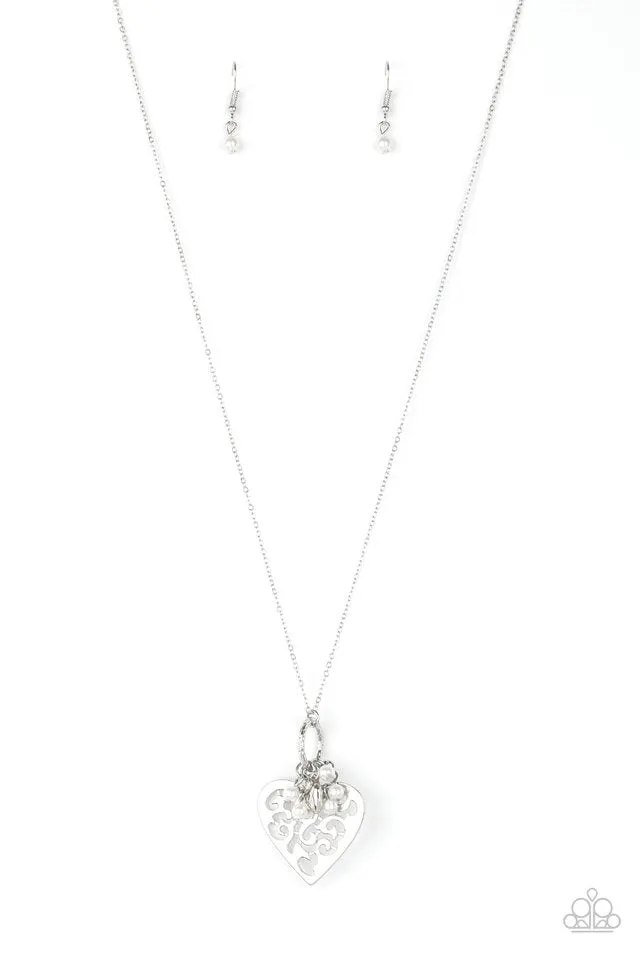 Paparazzi Necklace ~ Romeo Romance - White