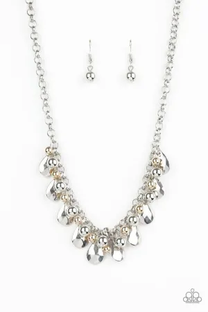 Paparazzi Necklace ~ Stage Stunner - Silver