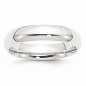 Platinum 5mm Comfort-Fit Wedding Band Ring