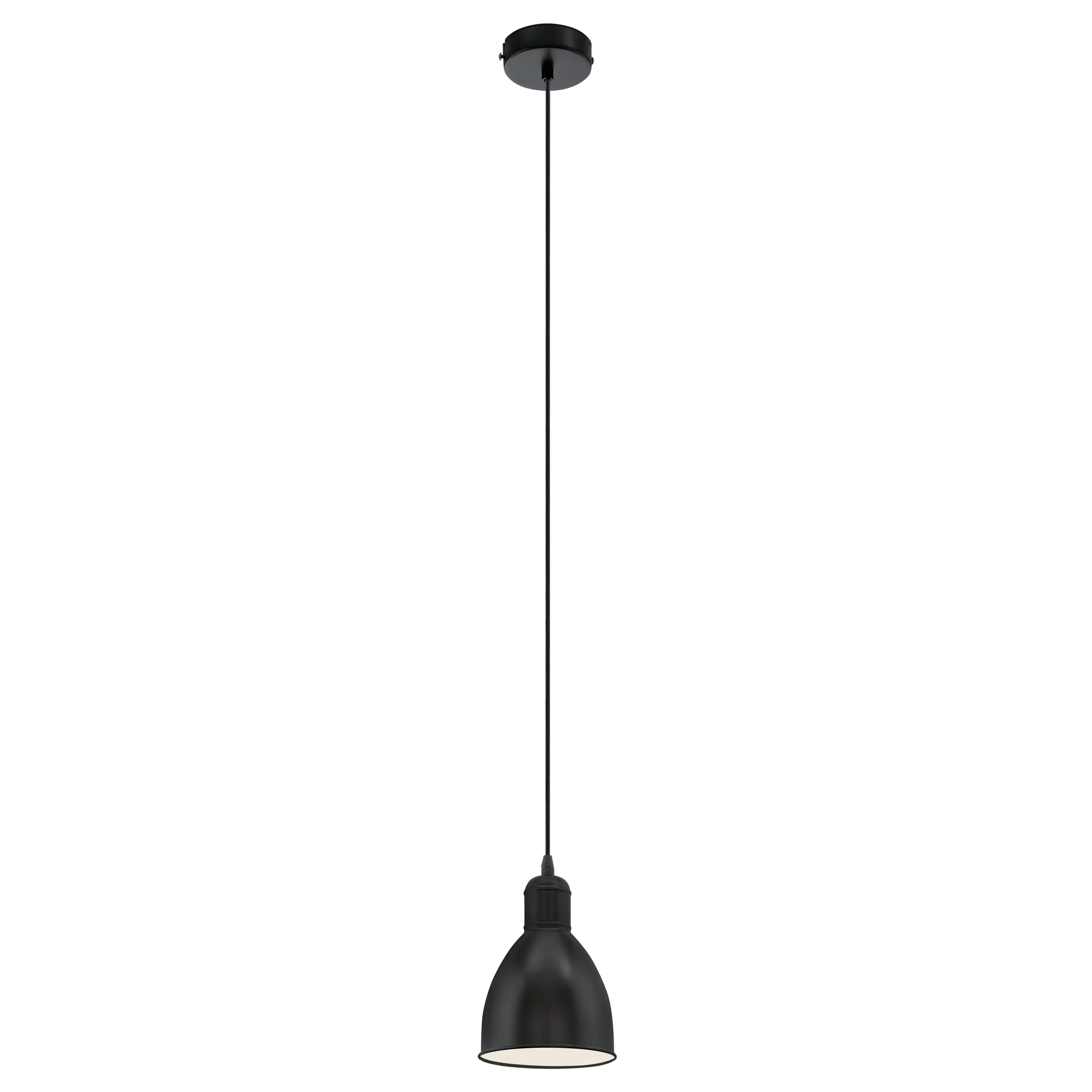 Priddy Black Single Pendant