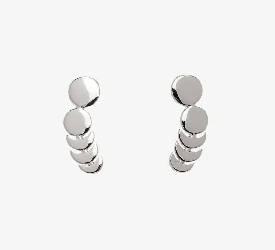 Pura Vida Moon Phases Ear Climber