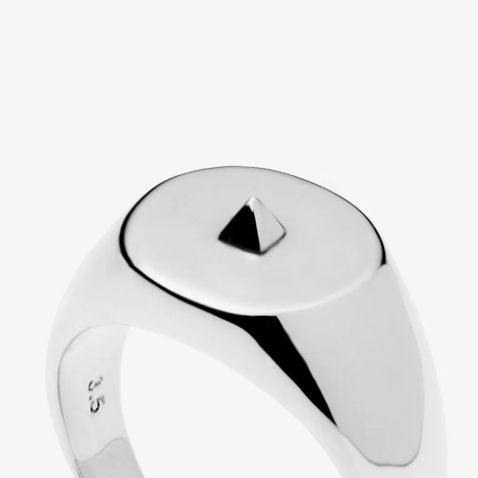 PYRAMID SIGNET RING