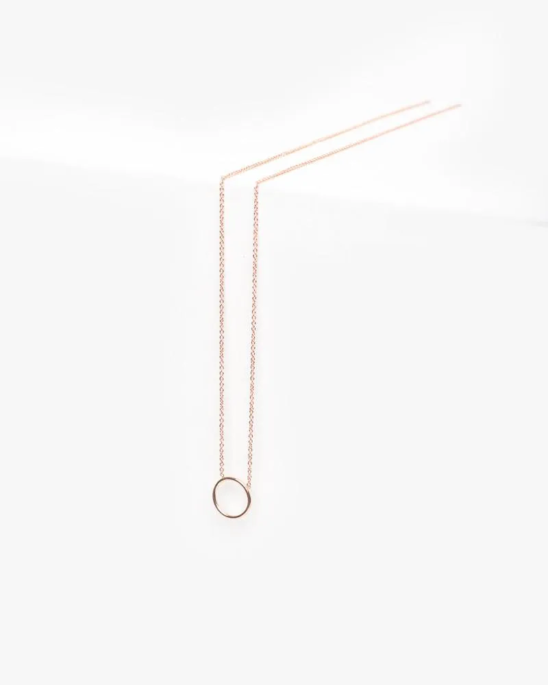 "By Myself" Necklace in Rose Gold