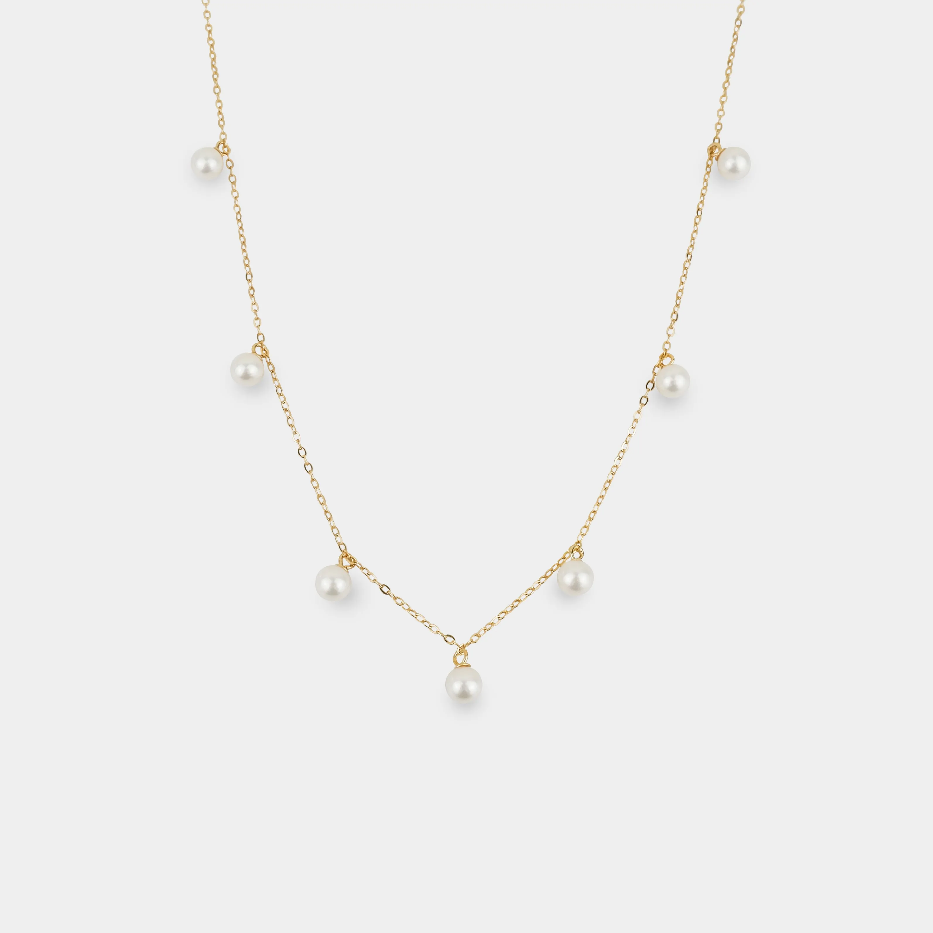 RAIN DROP PEARL NECKLACE