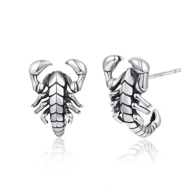 Scorpion Punk Trendy Animal Fashion Rock Hip-hop Retro Personalized Cool Earring