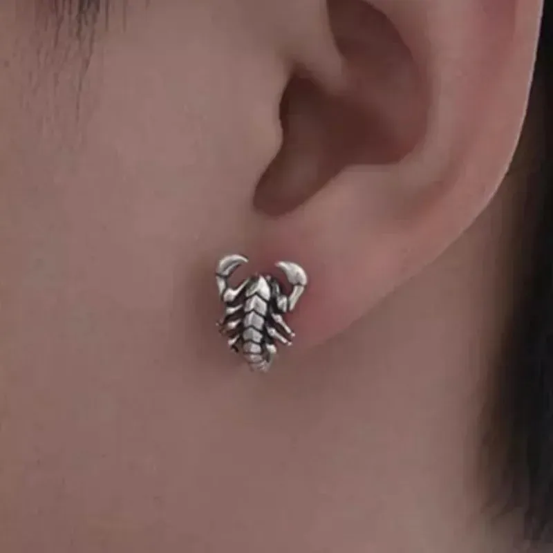 Scorpion Punk Trendy Animal Fashion Rock Hip-hop Retro Personalized Cool Earring