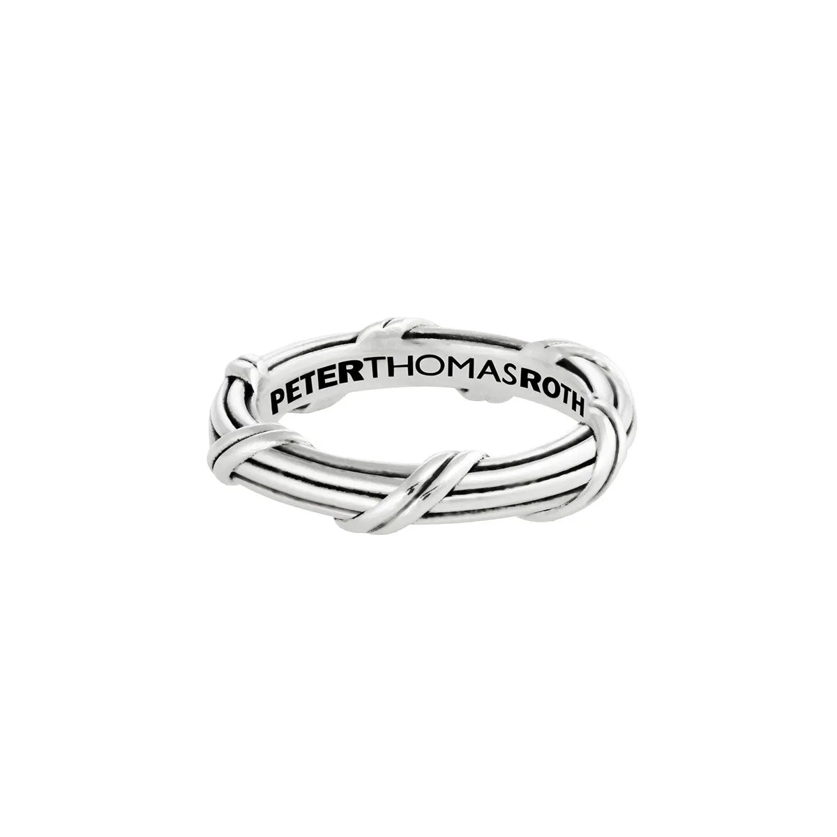 Signature Classic Band Ring in sterling silver 4 mm