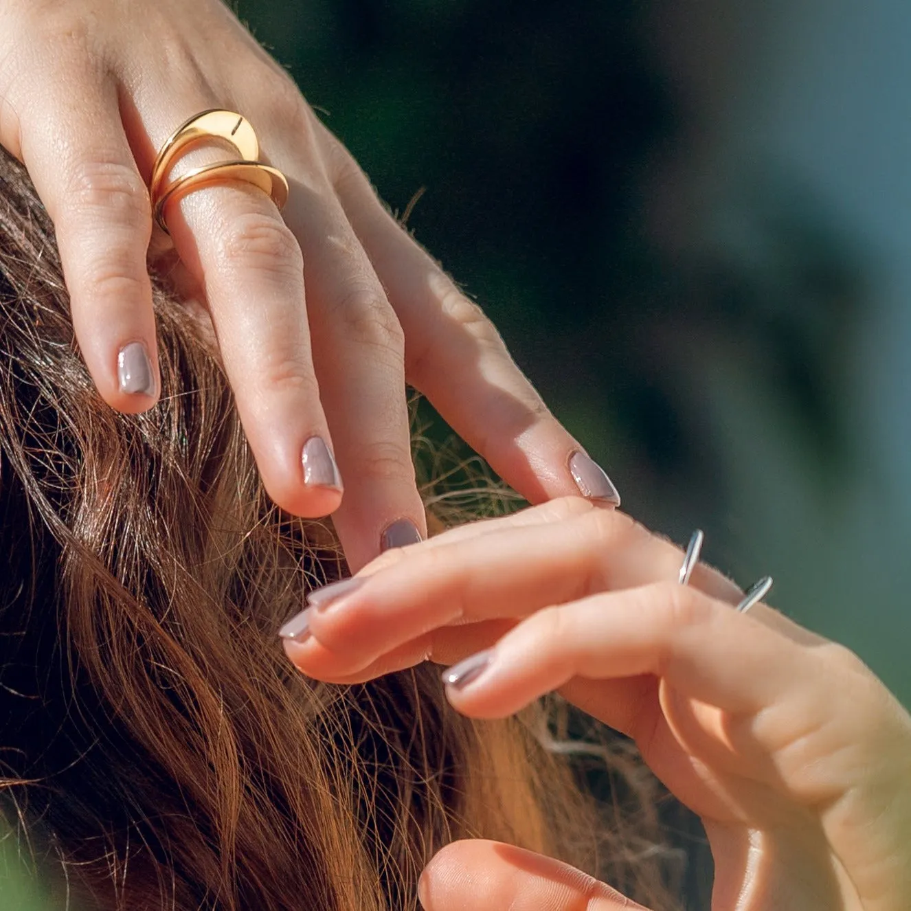 Silver Duality Ring