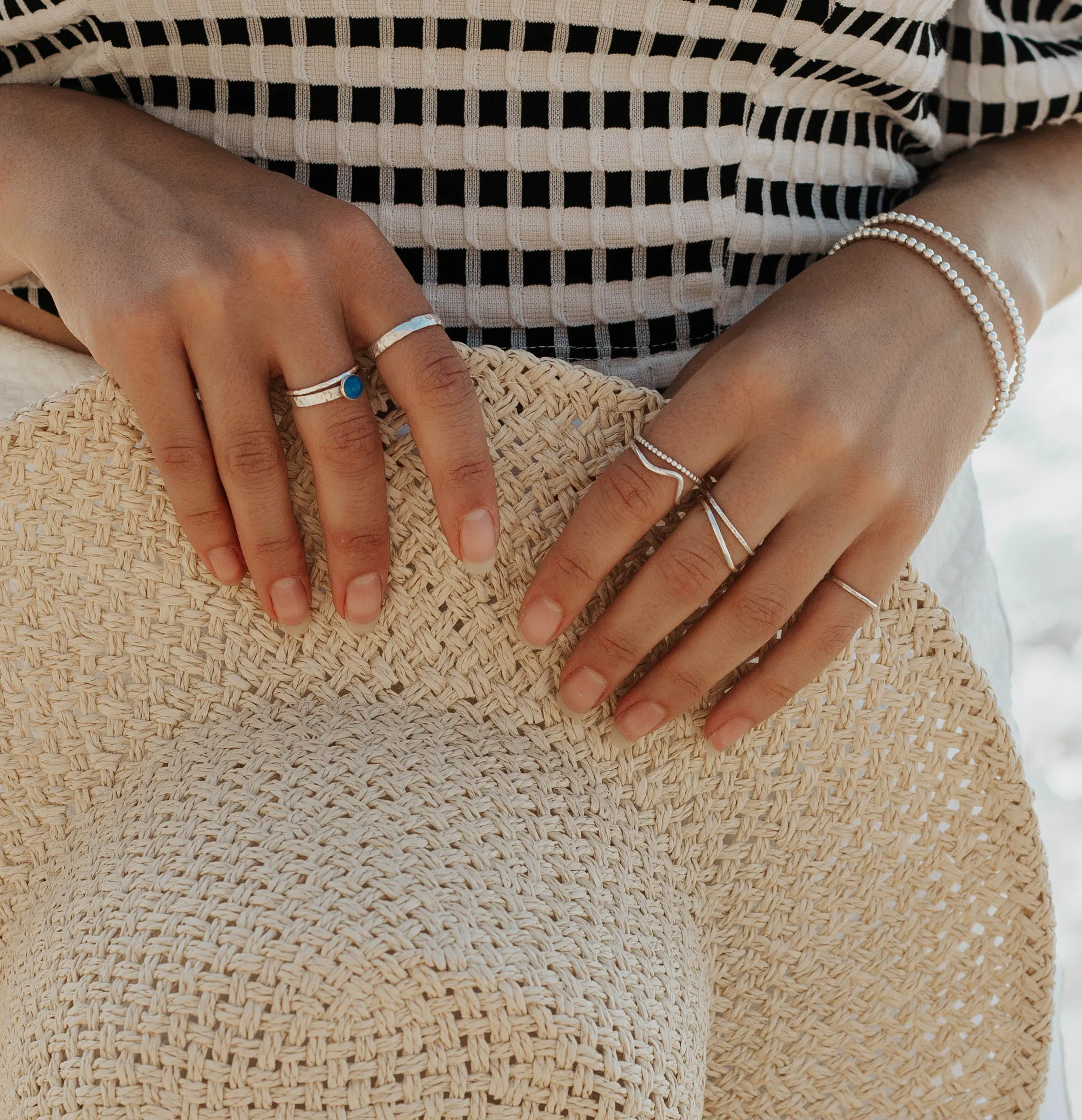 Silver Wishbone Ring