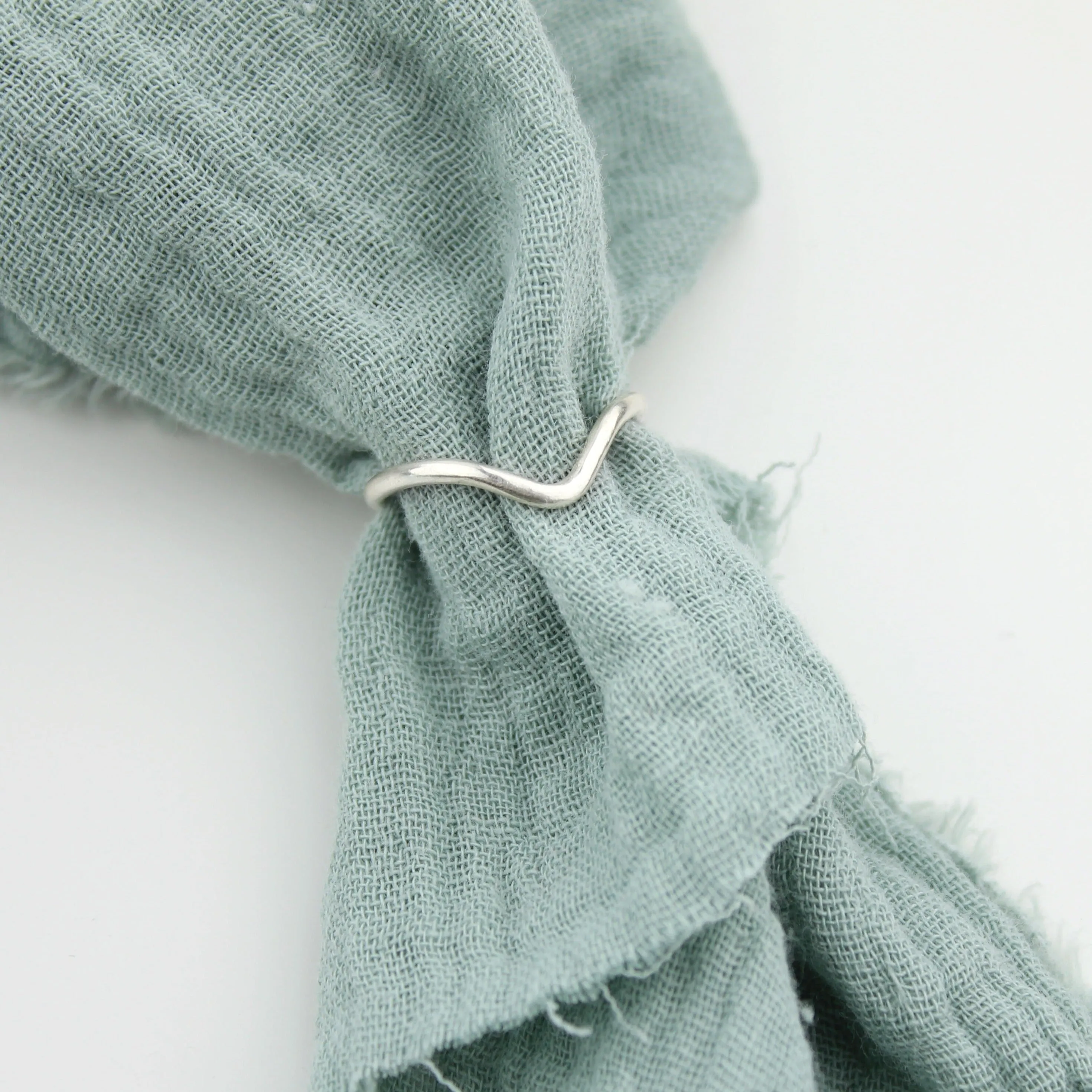 Silver Wishbone Ring