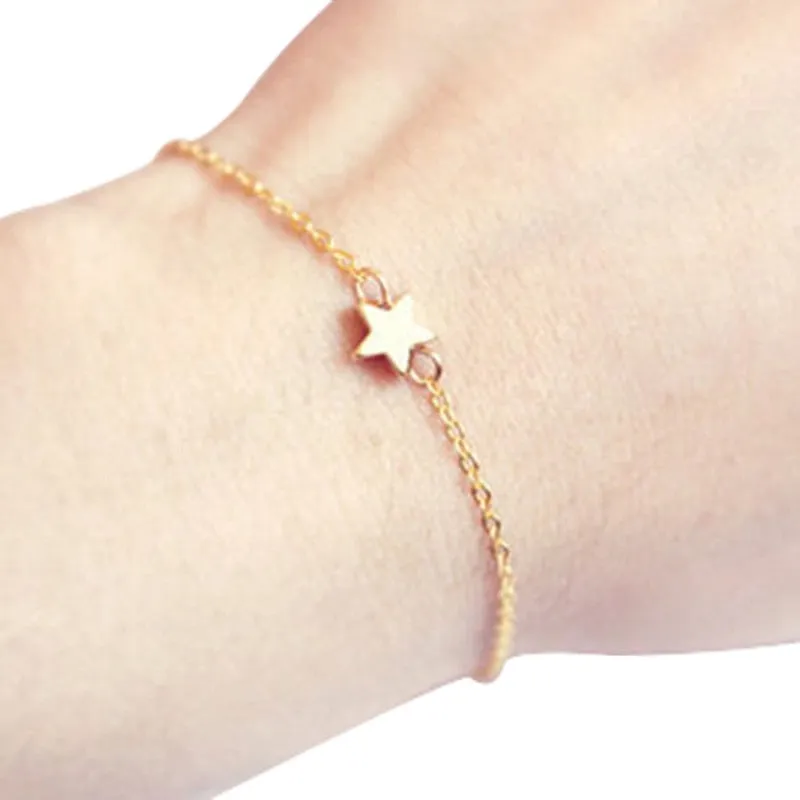 Simple Five-Pointed Star Bracelet For Ladies