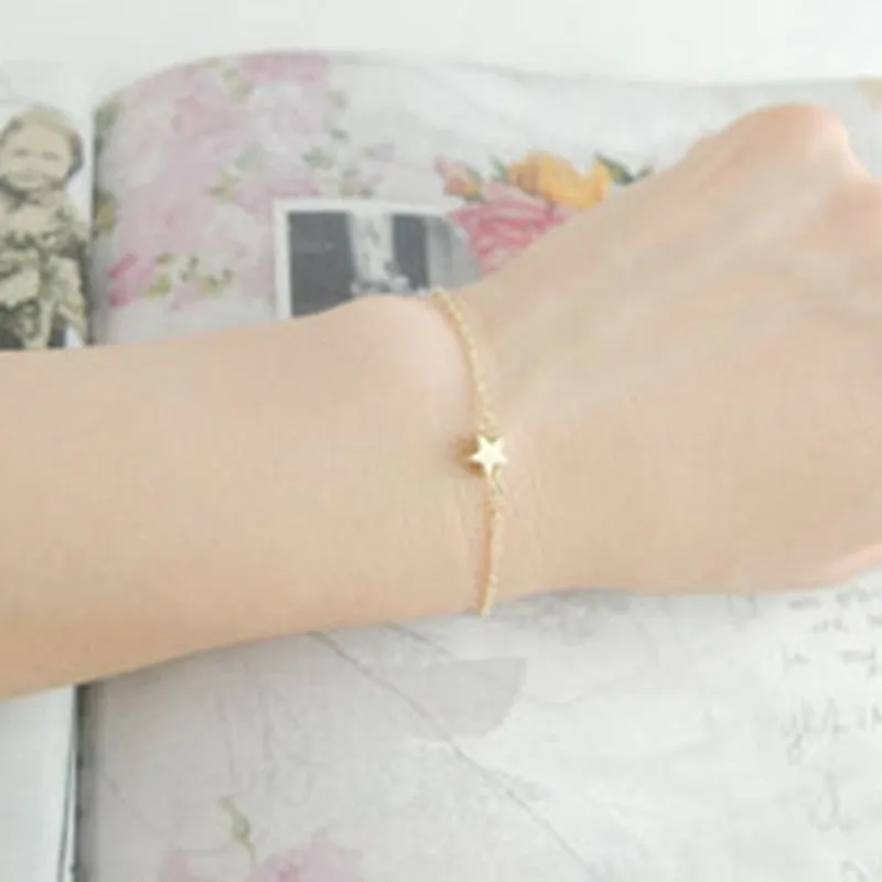 Simple Five-Pointed Star Bracelet For Ladies