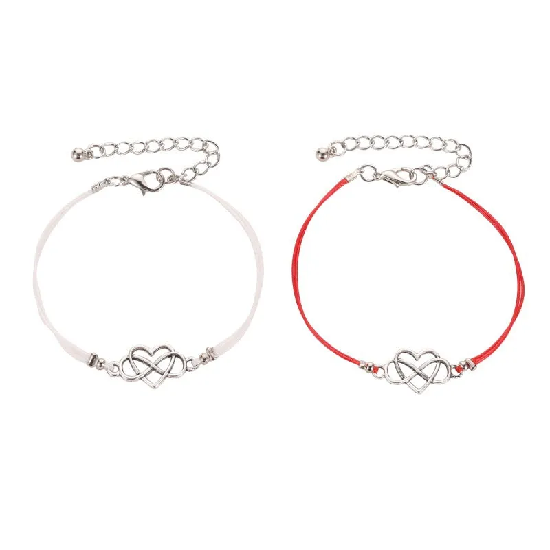 Simple Hollow Love 8 Character Bracelet Student Girlfriend Bracelet