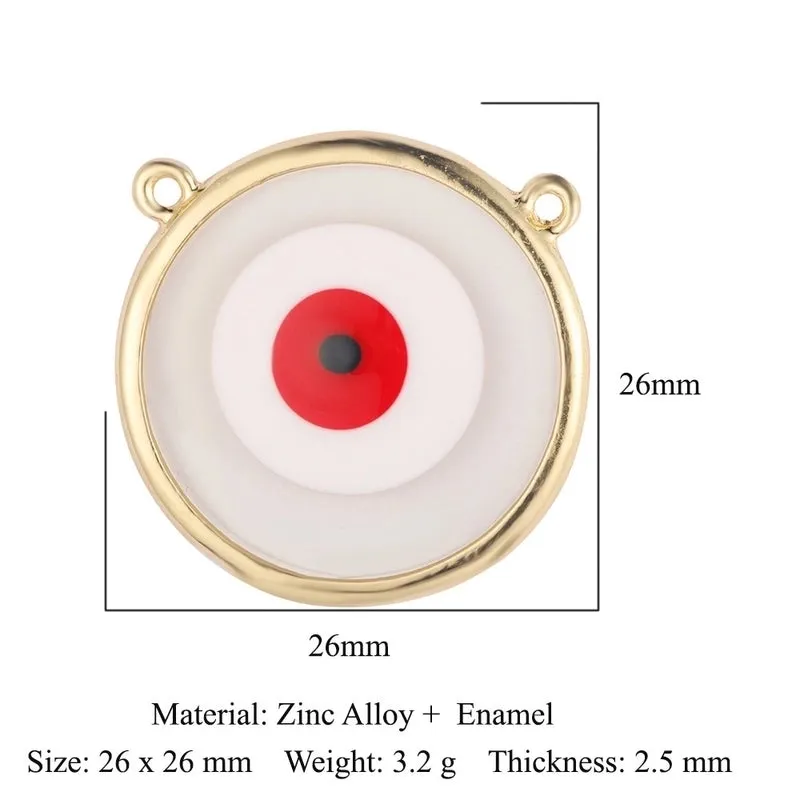 Simple Style Classic Style Color Block Copper Epoxy Plating Alloy Gold Plated Silver Plated Charms Jewelry Accessories