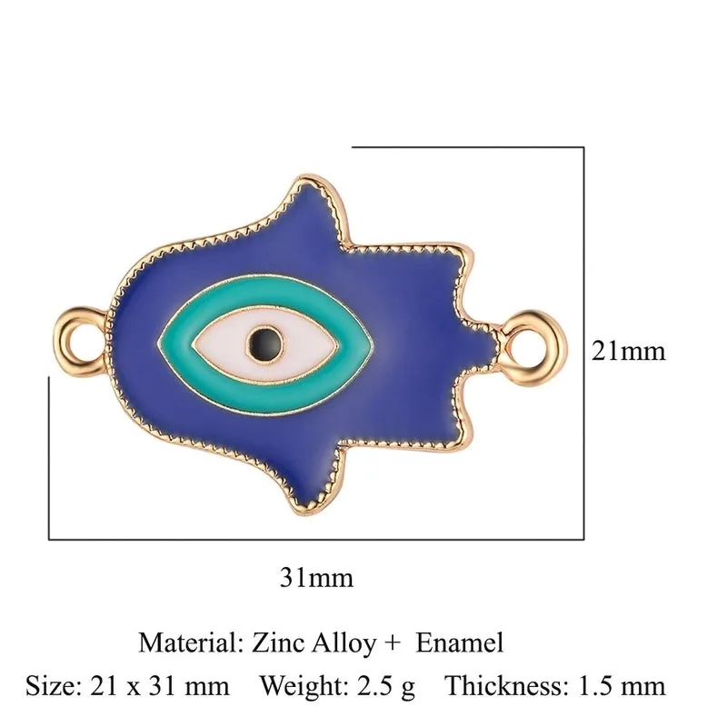 Simple Style Classic Style Color Block Copper Epoxy Plating Alloy Gold Plated Silver Plated Charms Jewelry Accessories