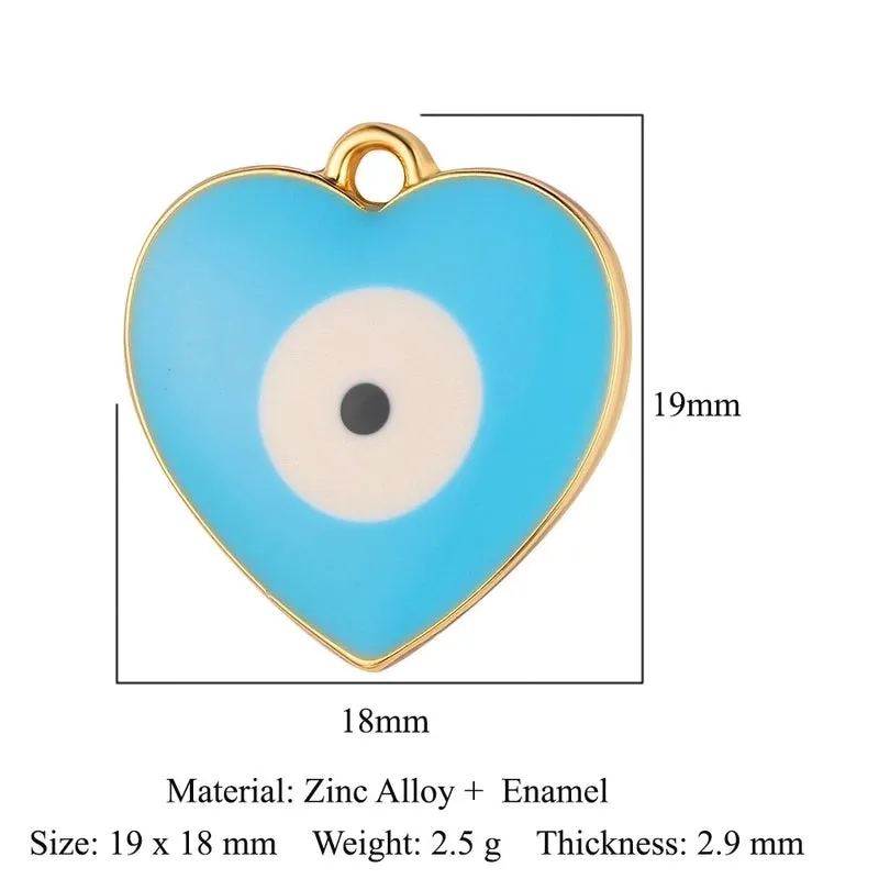 Simple Style Classic Style Color Block Copper Epoxy Plating Alloy Gold Plated Silver Plated Charms Jewelry Accessories