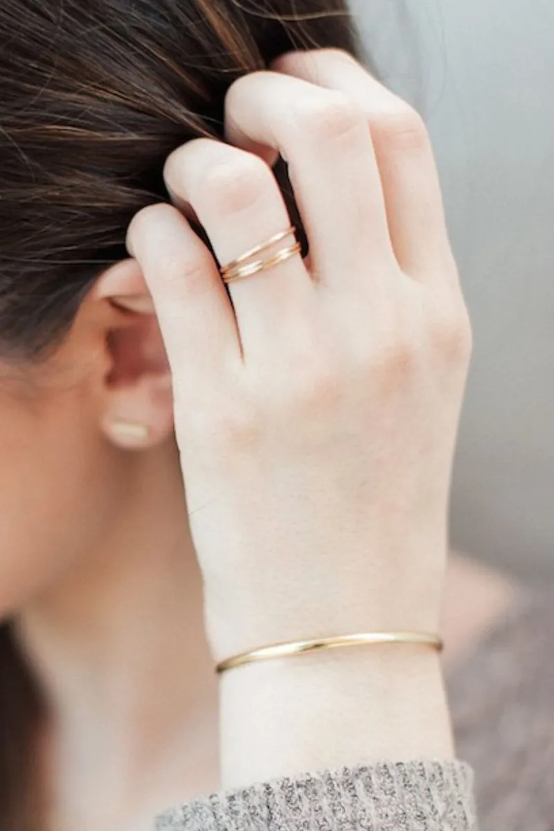 Skinny Stacking Ring Trio