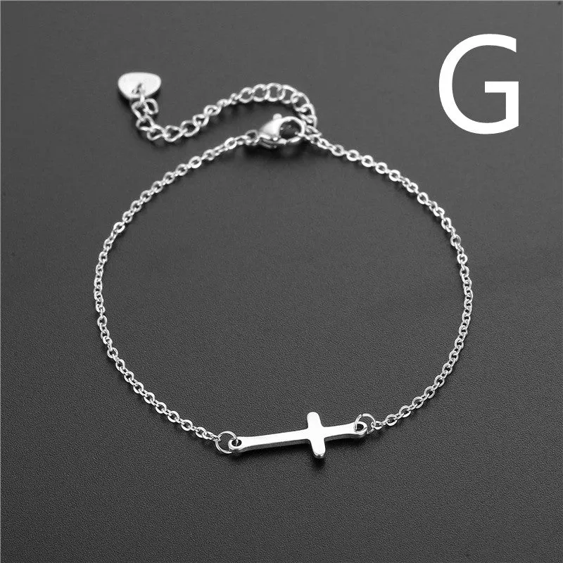 Stainless Steel Simple Jewelry Creative Trend Hip-hop Bracelet