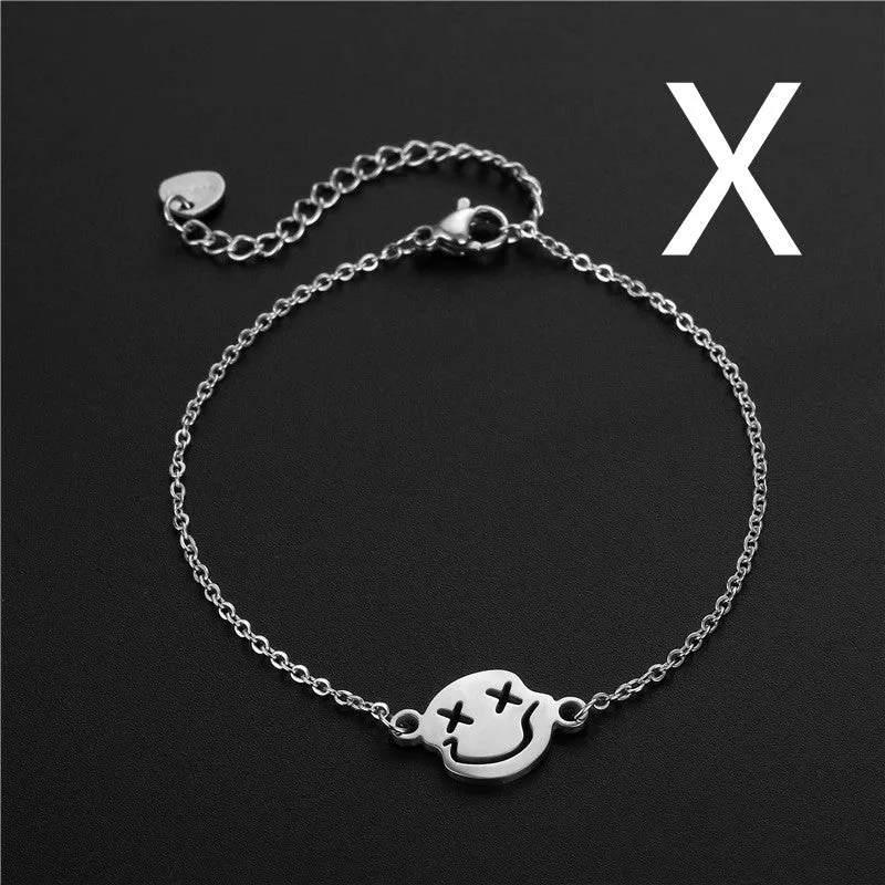 Stainless Steel Simple Jewelry Creative Trend Hip-hop Bracelet