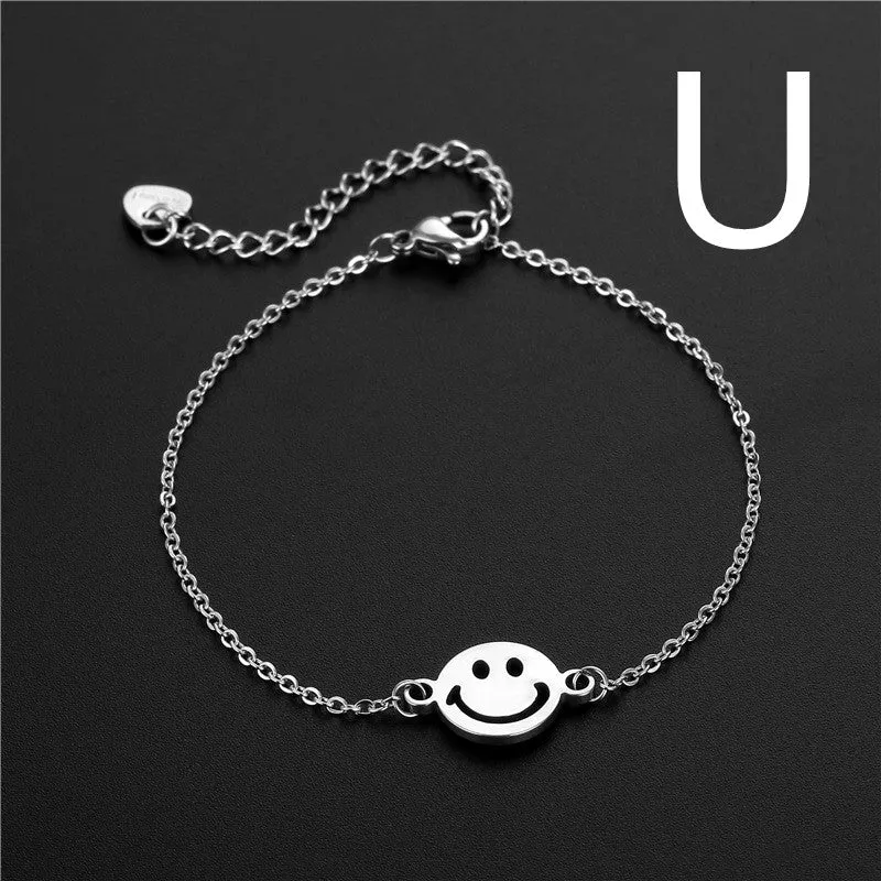 Stainless Steel Simple Jewelry Creative Trend Hip-hop Bracelet