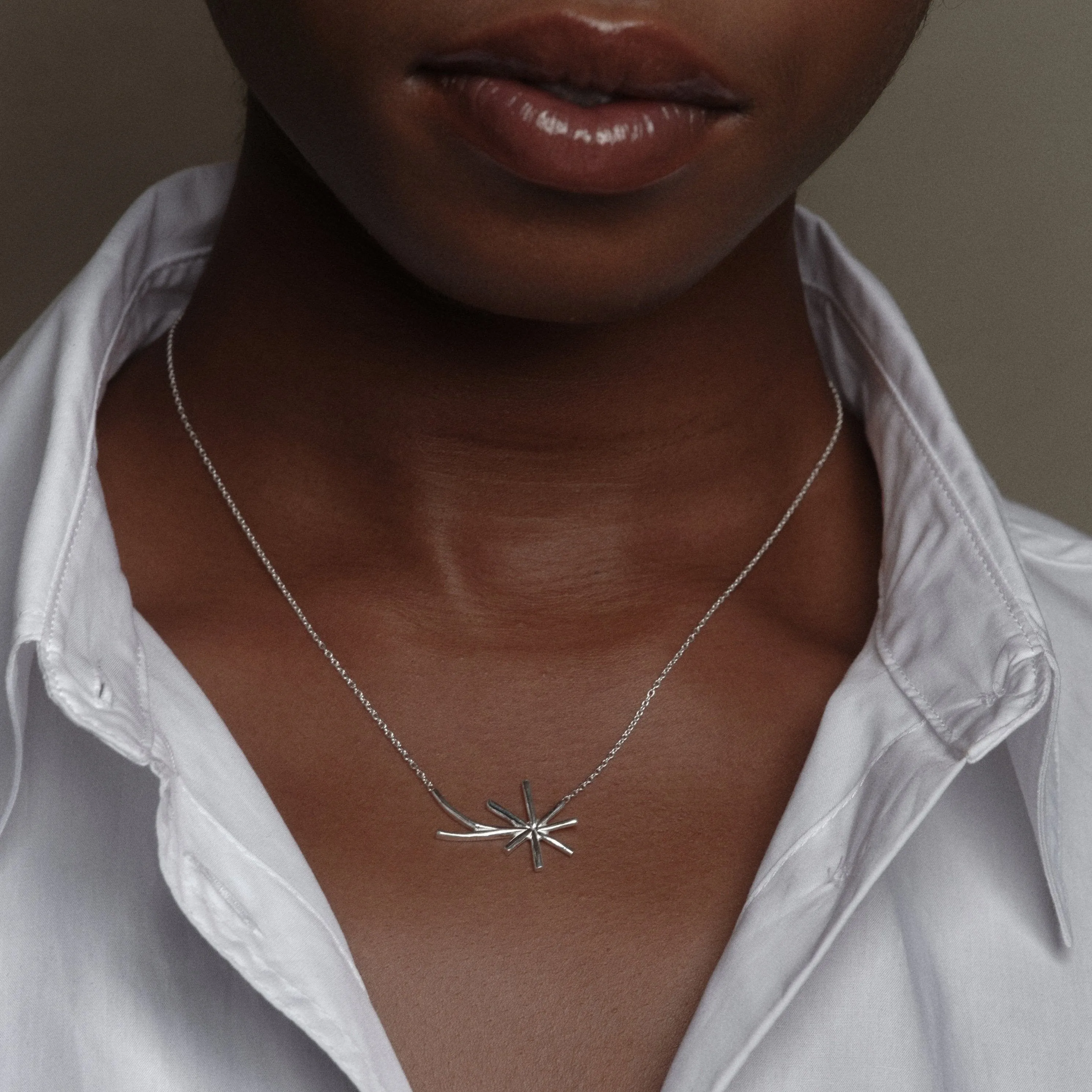 Sterling Silver Azha Necklace