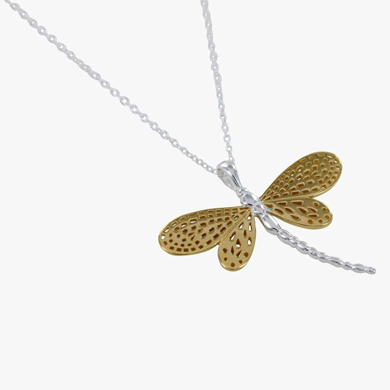 Sterling Silver Dragonfly Necklace