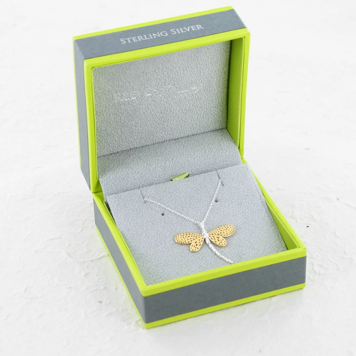 Sterling Silver Dragonfly Necklace